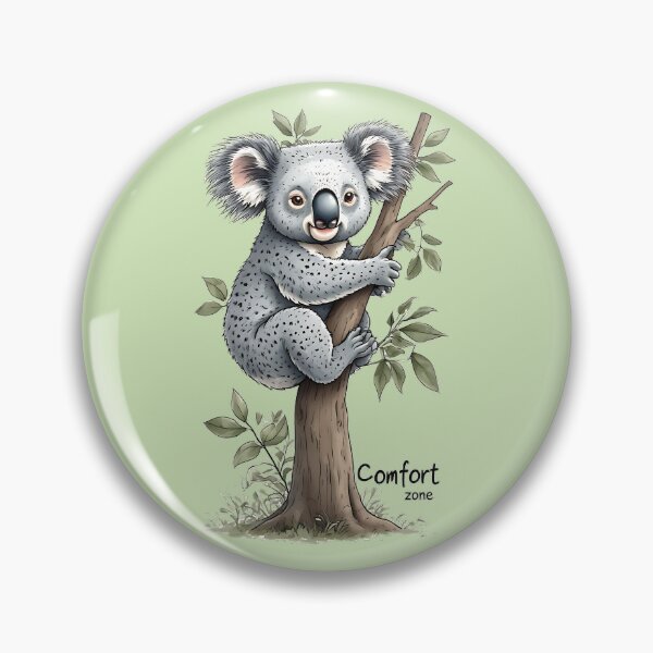 Item preview, Cute Koala Comfort Zone Tree Hugger Design designed and sold by UrbanPrts.