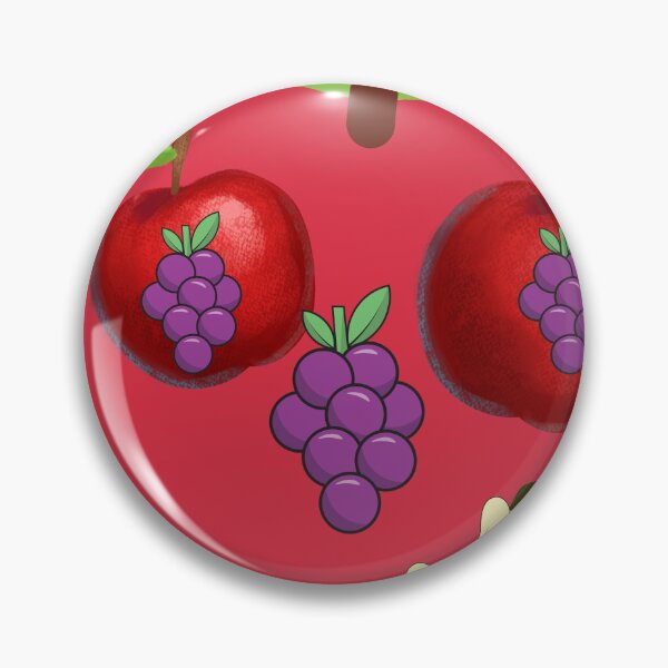 Item preview, Funny Fruit Face Apple Banana Grapes Pop Art Green Art Print designed and sold by Extremeallie.