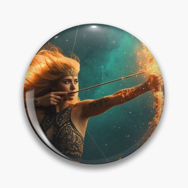 Item preview, Sagittarius Fire Goddess designed and sold by Vivanima.
