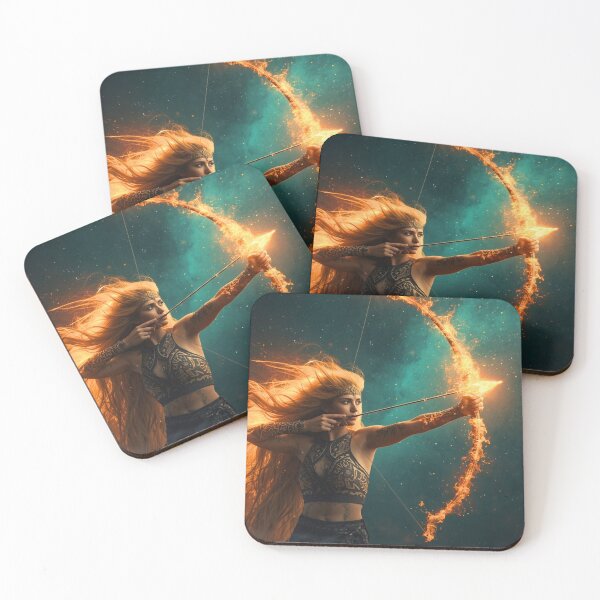 Item preview, Sagittarius Fire Goddess designed and sold by Vivanima.