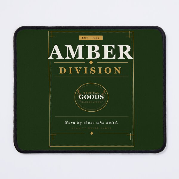 Item preview, Amber Division Vintage Goods Badge Retro Americana Heritage Graphic designed and sold by Mega-Shopping.