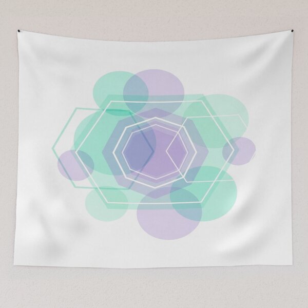 Item preview, Hexa Harmony – Geometric Flow Design designed and sold by Cristhian Almanza.