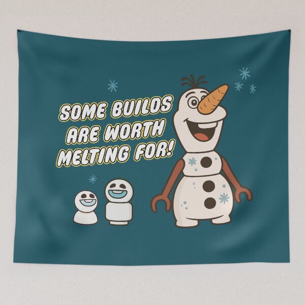 Item preview, Some Builds Are Worth Melting For (Frozen Snowman) designed and sold by YonderAndBeyond.