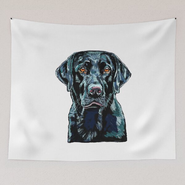 Item preview, Black Lab Watercolor designed and sold by BlueCava.