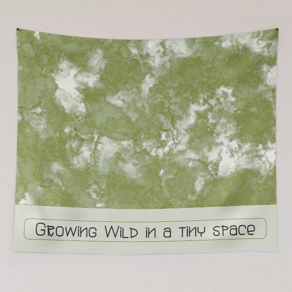Item preview, Growing Wild in a Tiny Space - Cute Apartment Jungle Botanical Graphic designed and sold by Fiorart Studio .