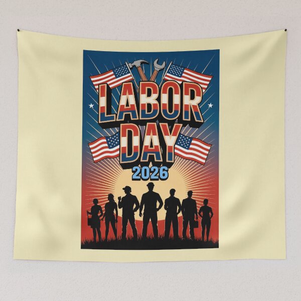 Item preview, LABOR DAY 2026 - Honoring American's Workers and Strength designed and sold by DBM Photo Art 1.