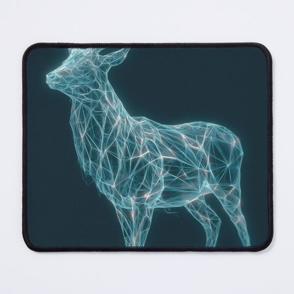 Item preview, Glowing Geometric Deer Head designed and sold by Visual Foundry.