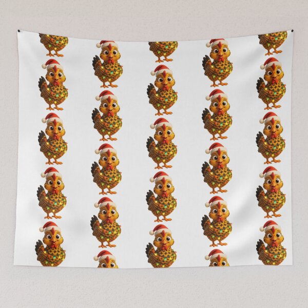 Item preview, Christmas Campine Chicken 1 designed and sold by Sillytoe.