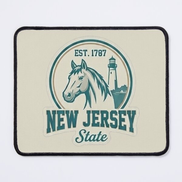 Item preview, New Jersey State - Vintage Coastal Horse Crest designed and sold by The True American.