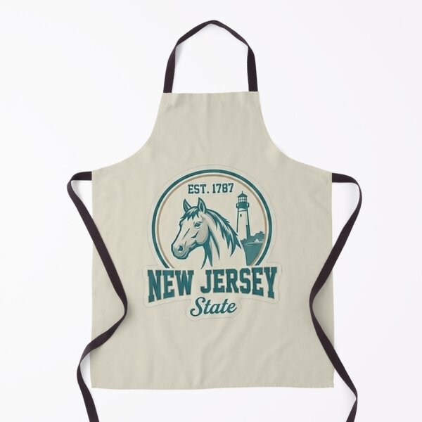 Item preview, New Jersey State - Vintage Coastal Horse Crest designed and sold by The True American.