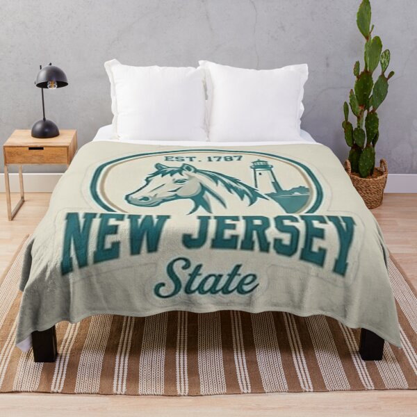 Item preview, New Jersey State - Vintage Coastal Horse Crest designed and sold by The True American.