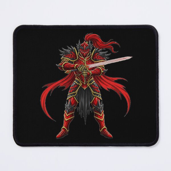 Item preview, Epic Red Armored Fantasy Knight Warrior designed and sold by UrbanPrts.