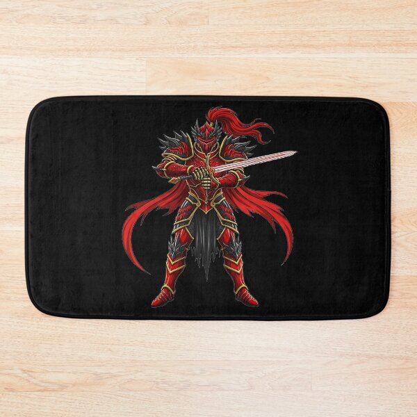 Item preview, Epic Red Armored Fantasy Knight Warrior designed and sold by UrbanPrts.