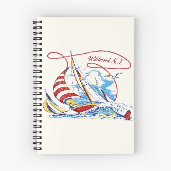 Item preview, 1950's Wildwood NJ Kids Souvenir Graphic Sailboat  designed and sold by Tonyv773.
