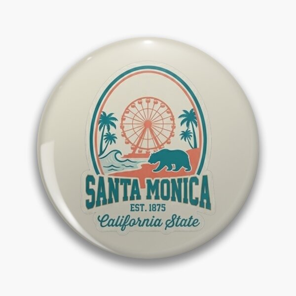 Item preview, Santa Monica California State - Vintage Bear Pier Sunset designed and sold by The True American.