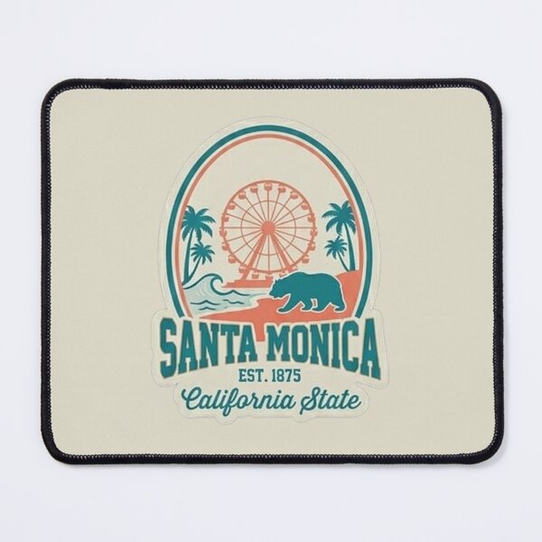 Item preview, Santa Monica California State - Vintage Bear Pier Sunset designed and sold by The True American.