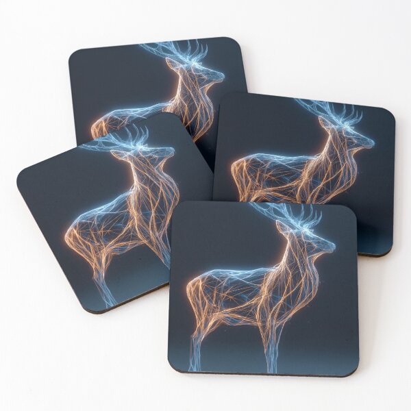 Item preview, Glowing Neon Deer With Antlers designed and sold by Visual Foundry.