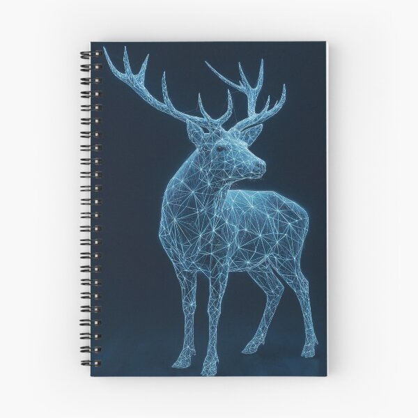 Item preview, Geometric Stag Digital Wire Frame designed and sold by Visual Foundry.