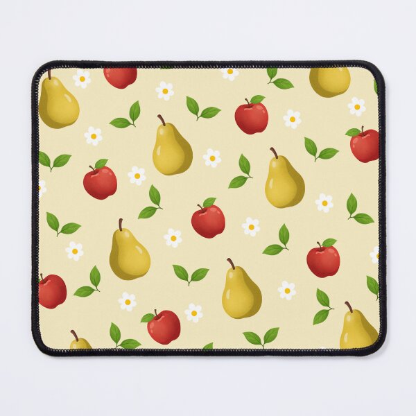 Item preview, Cute Apples and Pears Cottagecore Pattern designed and sold by katemaxi.