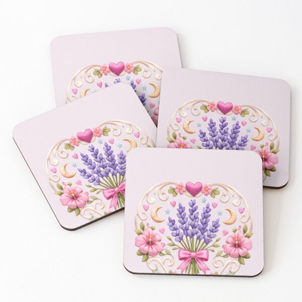 Item preview, Lavender Bouquet In Ribbon Embroidery Design designed and sold by Romanticyvoz.