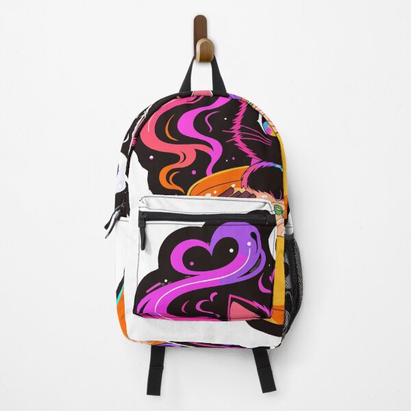 Item preview, Neon Ramen Cyber Cat Sticker Design designed and sold by inkfusionhub99.