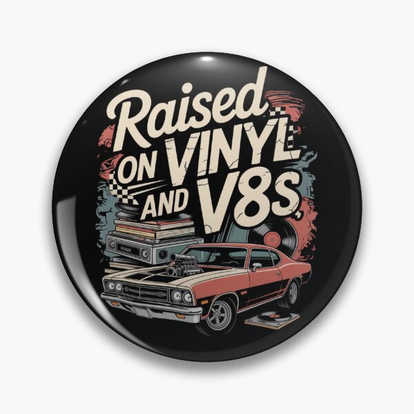 Item preview, Raised On Vinyl and V8s designed and sold by Naitsebas.