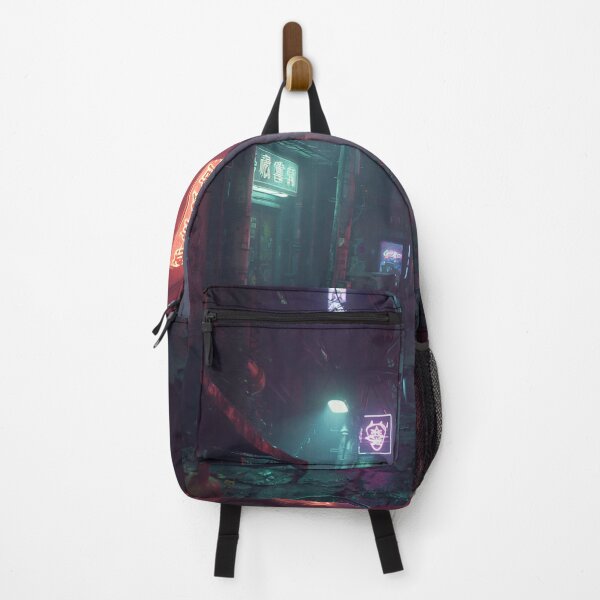 Item preview, Neon Cat in Cyberpunk Alley designed and sold by Visual Foundry.