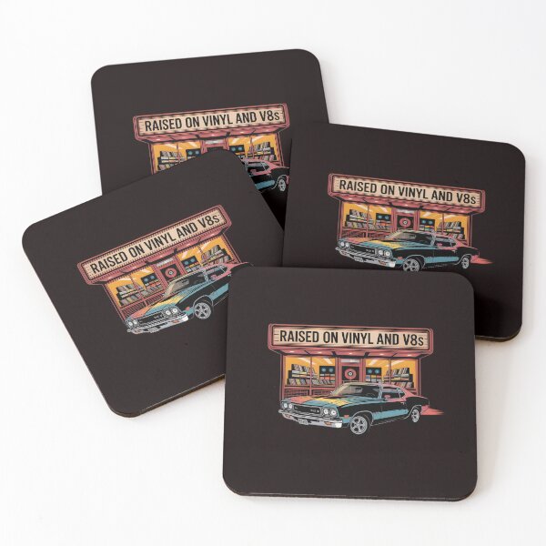 Item preview, Raised On Vinyl and V8s Vintage Muscle Car and Vinyl Records designed and sold by Redgiant87x.