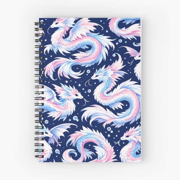 Item preview, Trans Pride Sea Dragons Pattern Art designed and sold by EchoPrint Co..