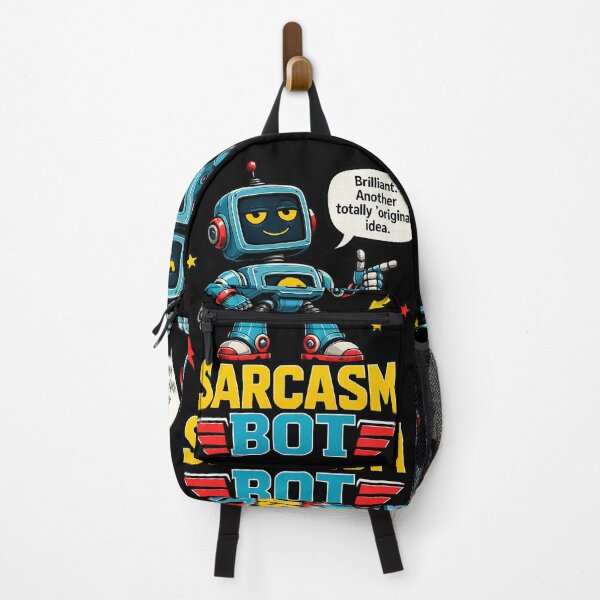 Item preview, Sarcasm Bot Brilliant Original Idea Funny Robot Design designed and sold by ArtComixHaven.