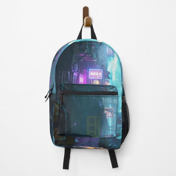 Item preview, Neon Cat Cyberpunk Alley designed and sold by Visual Foundry.