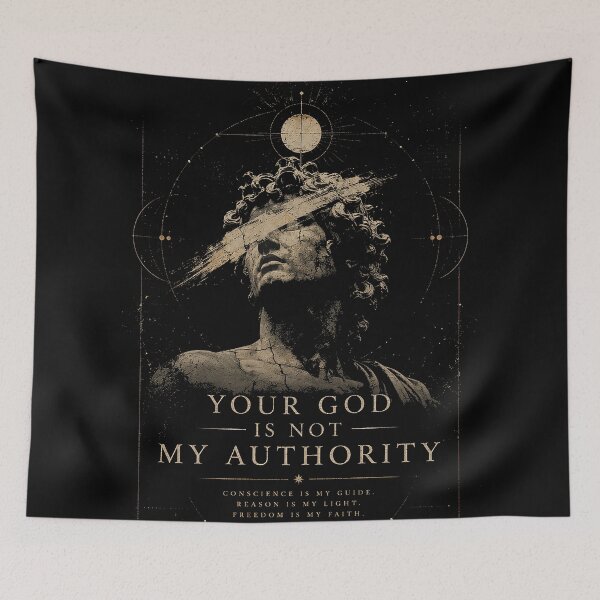 Item preview, Your god is not my authority designed and sold by MetusArt.