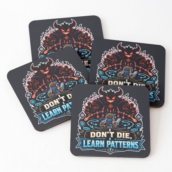 Item preview, I Don’t Die I Learn Patterns Gaming Design designed and sold by Atelier-59.