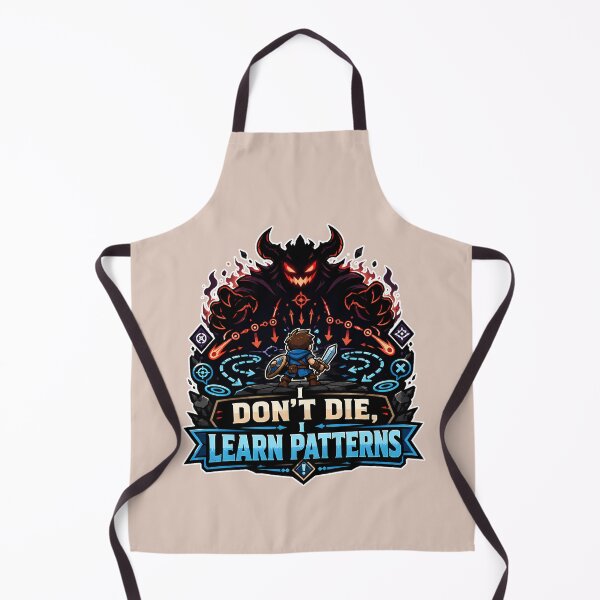 Item preview, I Don’t Die I Learn Patterns Gaming Design designed and sold by Atelier-59.