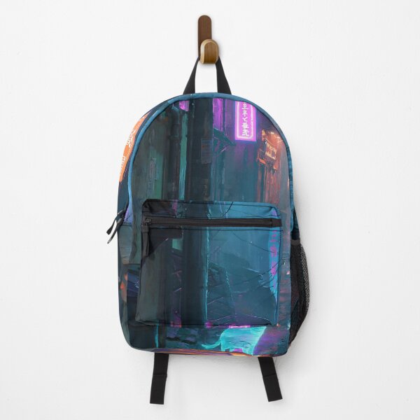 Item preview, Neon Cat Cyberpunk Alley designed and sold by Visual Foundry.