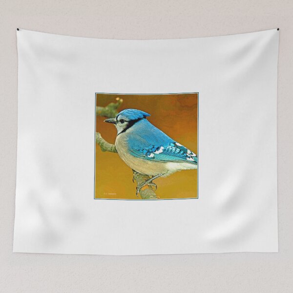 Item preview, Blue Jay, Crow Family Member, Animal Portrait designed and sold by AMacGPhilly.