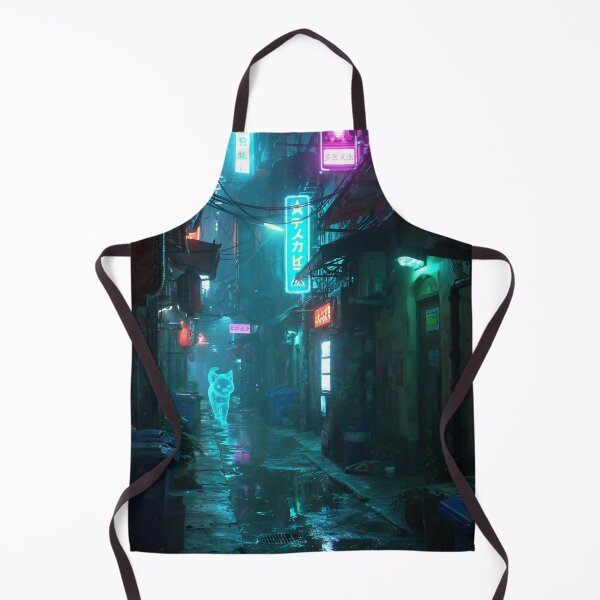 Item preview, Neon Cat Cyberpunk Alley designed and sold by Visual Foundry.
