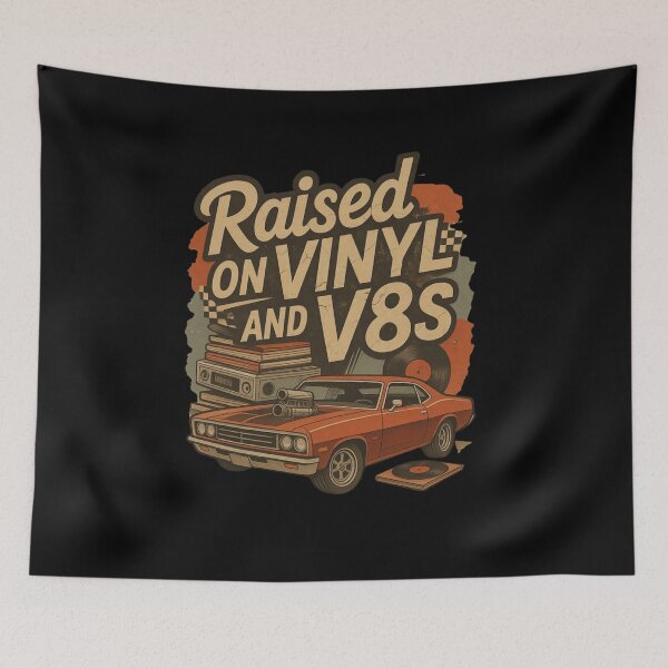 Item preview, Raised On Vinyl and V8s designed and sold by Naitsebas.