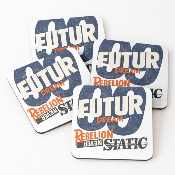 Item preview, Future Dream 99 Typography Poster – Retro Rebel Aesthetic Transparent designed and sold by TialCorner.