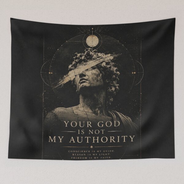 Item preview, Your god is not my authority designed and sold by MetusArt.