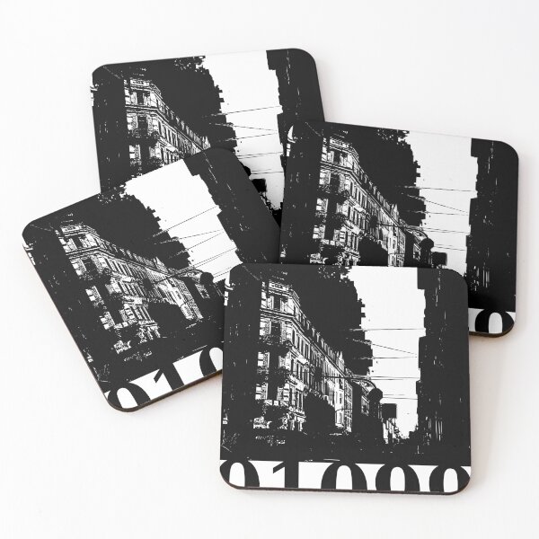 Item preview, Louisenstraße Black and White – Dresden Neustadt 01099 Urban Sketch designed and sold by UMA Urban Sketch.