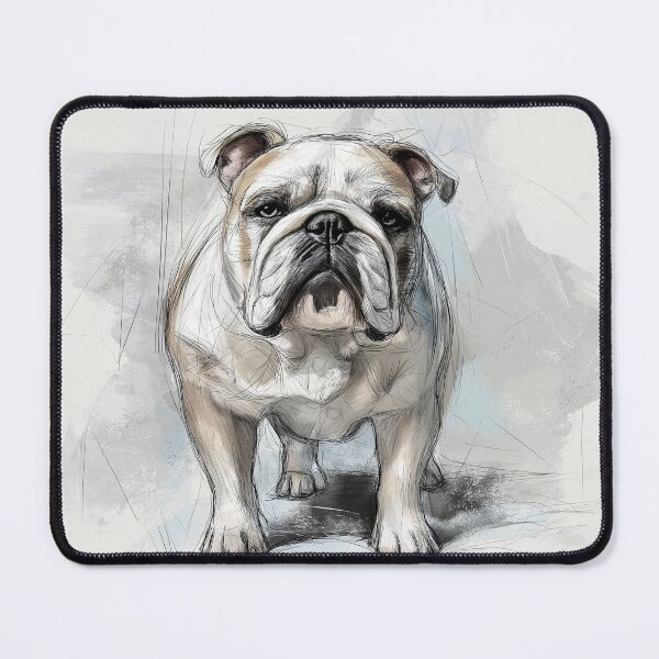 Item preview, Bulldog Doggie Illustration designed and sold by Roxane Bay.