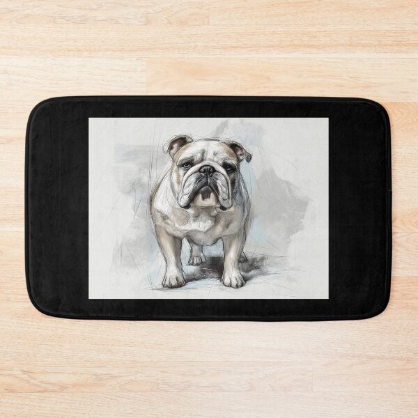 Item preview, Bulldog Doggie Illustration designed and sold by Roxane Bay.