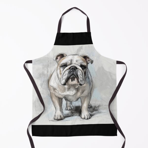 Item preview, Bulldog Doggie Illustration designed and sold by Roxane Bay.