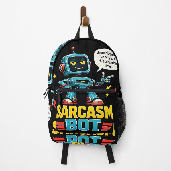 Item preview, Sarcasm Bot Groundbreaking Hundred Times Robot Design designed and sold by ArtComixHaven.