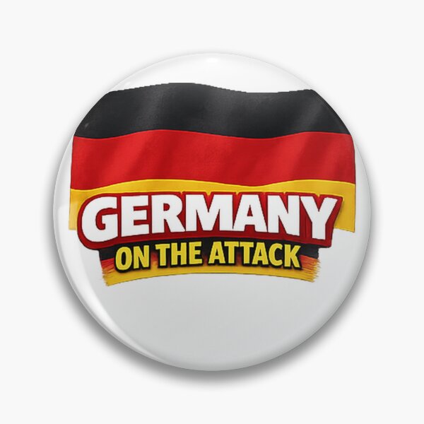 Artikelvorschau, Germany On The Attack Football Fan Design entworfen und verkauft von OfficeFighter.
