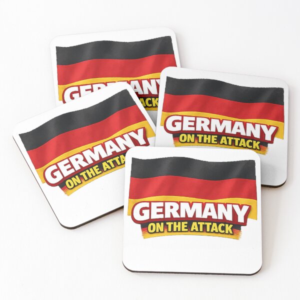 Item preview, Germany On The Attack Football Fan Design designed and sold by OfficeFighter.