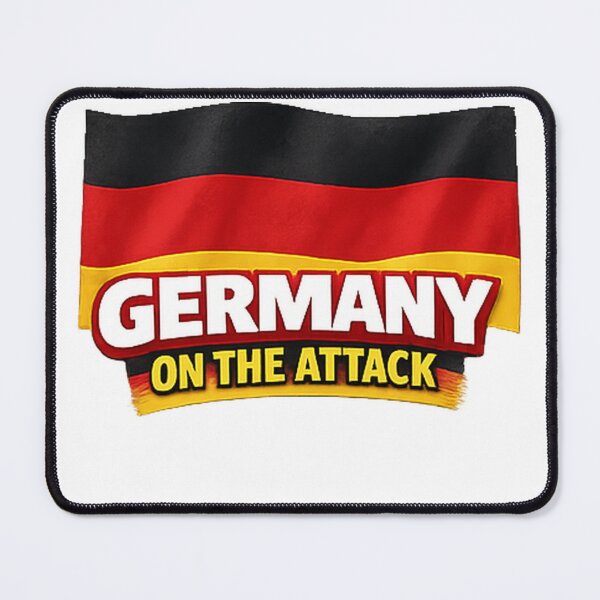 Item preview, Germany On The Attack Football Fan Design designed and sold by OfficeFighter.
