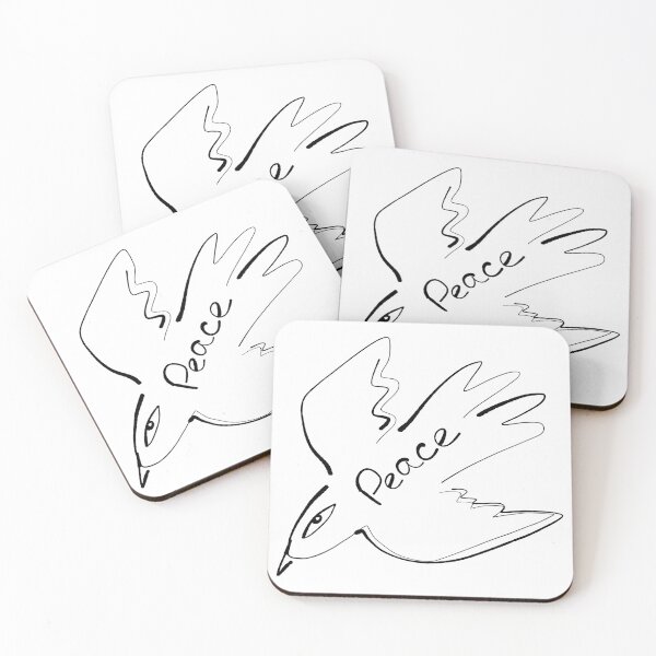 Item preview, Peace Bird Minimal Doodle Art designed and sold by NayaChu.