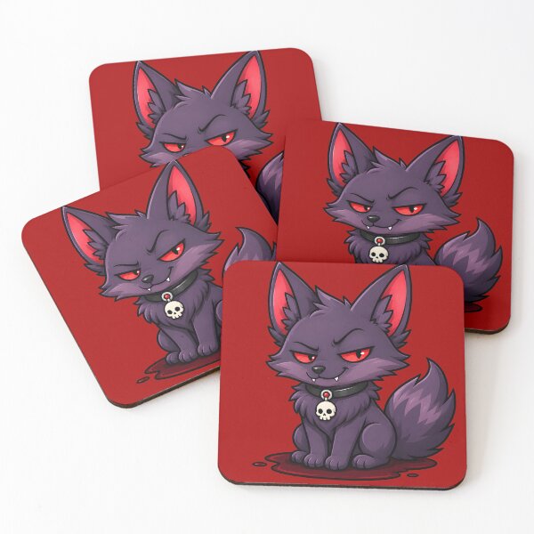 Item preview, Mischievous Purple Fox Mascot designed and sold by smktheduck.